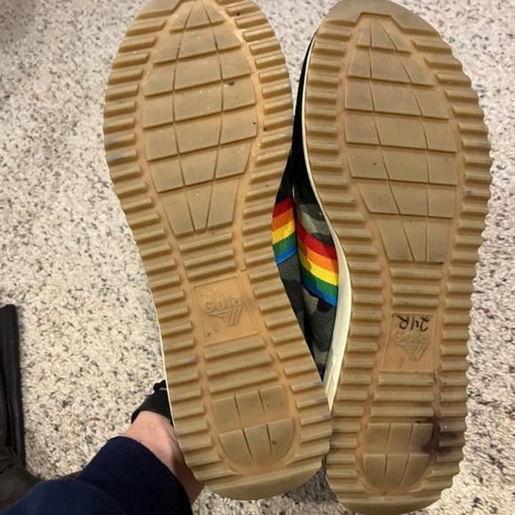 GOLA Montreal Camo Sneaker In Dark Khaki/ Black size 8 - Picture 5 of 7